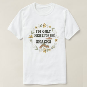 T-shirt Chemise drôle de citation de foodie Couronne flora