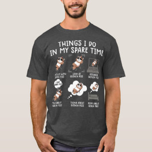 T-shirt Chemise drôle de cochon d'Inde Humour Srcastique C