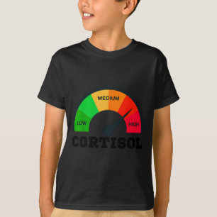 T-shirt Chemise drôle de cortisol bas humour stress cortis