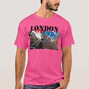 T-shirt chemise drôle de DESIGN DE LA VILLE DE LONDRES