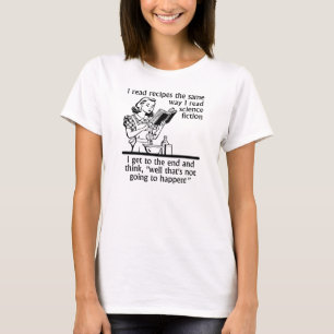 T-shirt Chemise drôle de fiction de cuisine