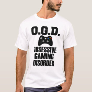 T-shirt Chemise drôle de gamer de désordre obsédant de 