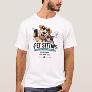 T-shirt Chemise drôle de gardien d'animaux domestiques ave