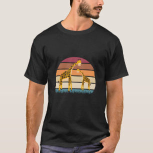 T-shirt Chemise drôle de girafe