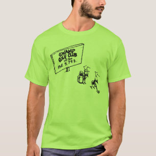 T-shirt Chemise drôle de golf de bande dessinée