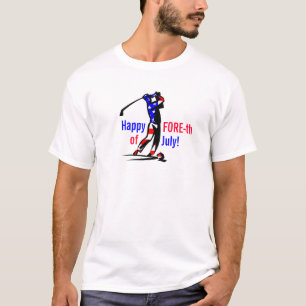 T-shirt Chemise drôle de golfeur de papa