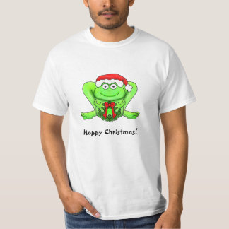 T-shirt Chemise drôle de Joyeux Noël de grenouille de