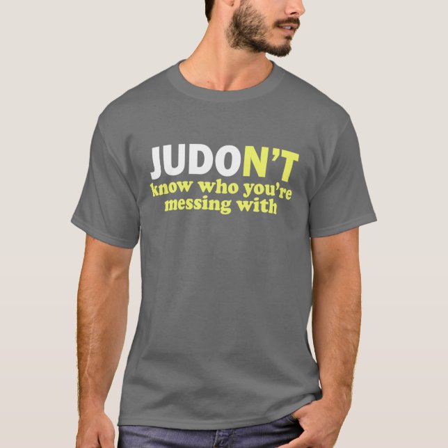 T-shirt Chemise drôle de judo (Devant)