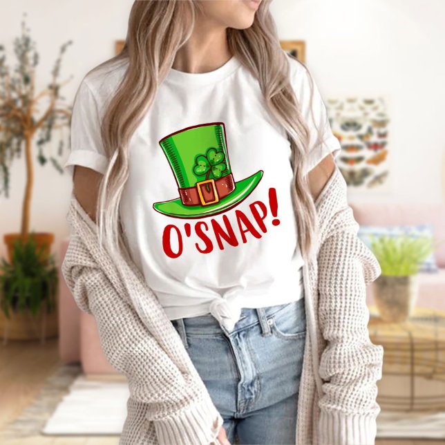 T-shirt Chemise drôle de la Saint Patrick, O'Snap (Créateur téléchargé)