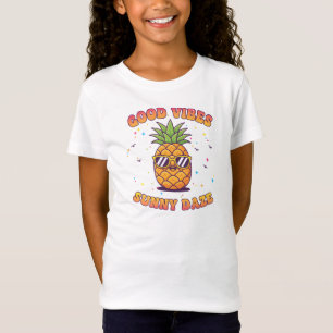 T-Shirt Chemise drôle de l'ananas – Vibes tropicales & Lun