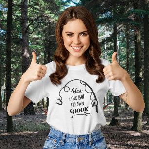 T-shirt Chemise Drôle de l'appât de pêche pour femmes