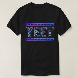 T-shirt Chemise drôle de mème d'art de dégradé tribal Yeet