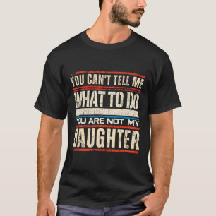 T-shirt Chemise drôle de papa de la part de la fille Homme