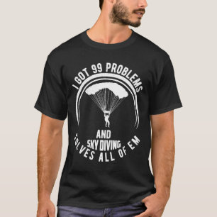T-shirt Chemise drôle de passe-temps de parachutisme amate