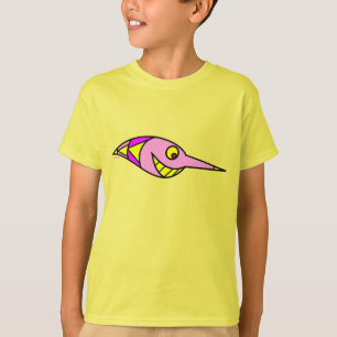 T-shirt chemise drôle de poisson pour enfants
