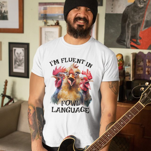 T-shirt Chemise drôle de poulet (Créateur téléchargé)