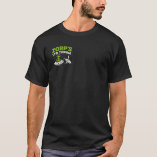 T-shirt Chemise drôle de remorquage d'OVNI de Zorp