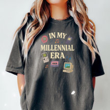 Chemise drôle de retour en arrière Millennial Tshi