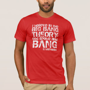 T-shirt chemise drôle de théorie du Big Bang