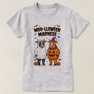 T-shirt Chemise drôle de vache de Moolloween pour Hallowee