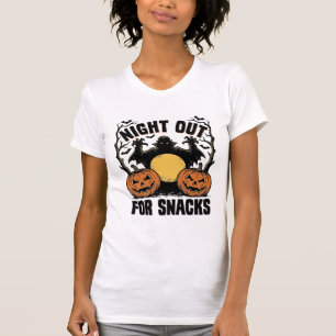 T-shirt Chemise drôle de vampire avec art de nuit de citro