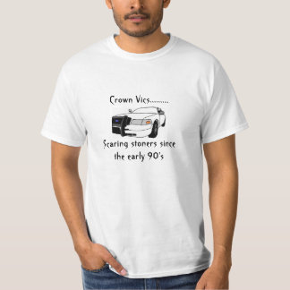 T-shirt Chemise drôle de voiture de police