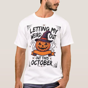 T-shirt Chemise drôle d'Halloween avec des fantômes de cit