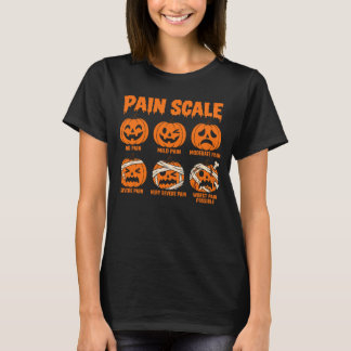 T-shirt Chemise drôle d'Halloween Échelle de douleur Citro