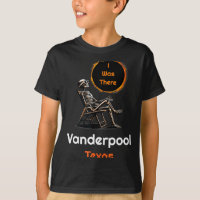 Chemise Drôle Éclipse Solaire Vanderpool Texas Là