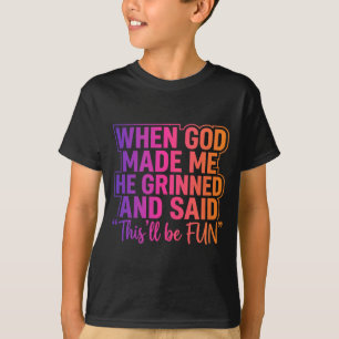 T-shirt Chemise drôle hommes femmes citation sarcasm chrét
