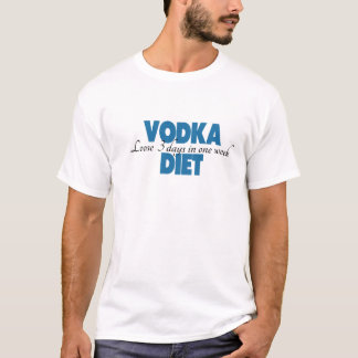 T-shirt Chemise drôle indiquant une vodka (alcool) et le