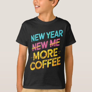 T-shirt Chemise drôle Plus de café Accro à la caféine Cita