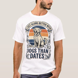T-shirt Chemise drôle pour amateur de chien Citation de gr