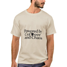 Chemise drôle pour enseignant «Propulsé par le caf