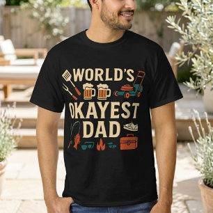T-shirt Chemise drôle pour papa, Tee-shirt rétro pour papa