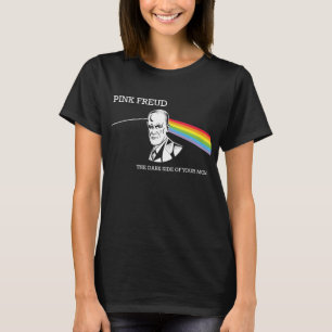 T-shirt Chemise drôle rose de Freud