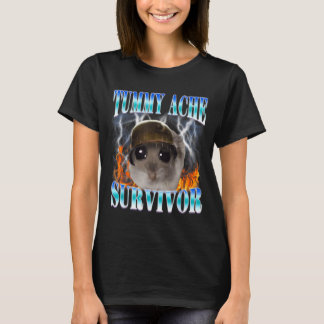 T-shirt Chemise drôle survivant de mal de ventre de hamste