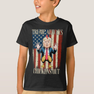 T-shirt Chemise drôle Taco Trump se dégonfle toujours T.a.