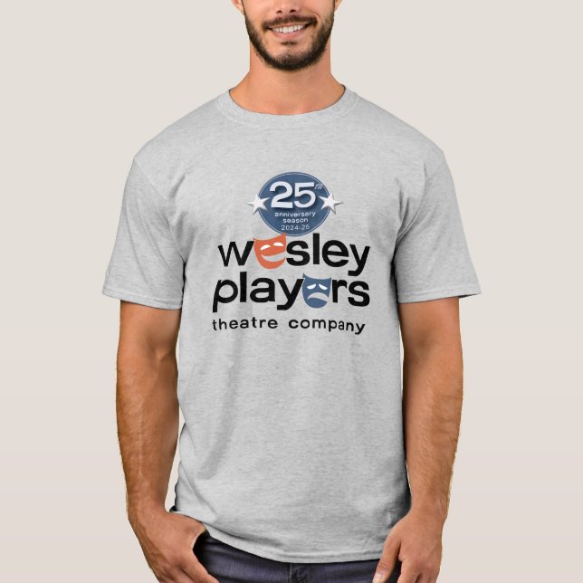 T-shirt Chemise du 25e anniversaire des joueurs de Wesley (Devant)