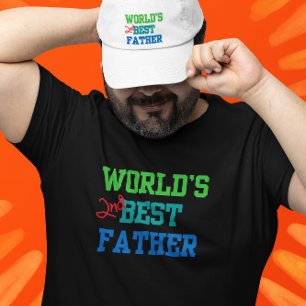 T-shirt Chemise du 2ème meilleur père du monde