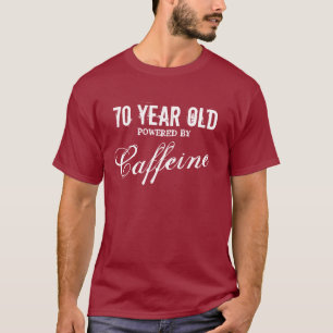 T-shirt Chemise du 70e anniversaire masculin  Poussé par l