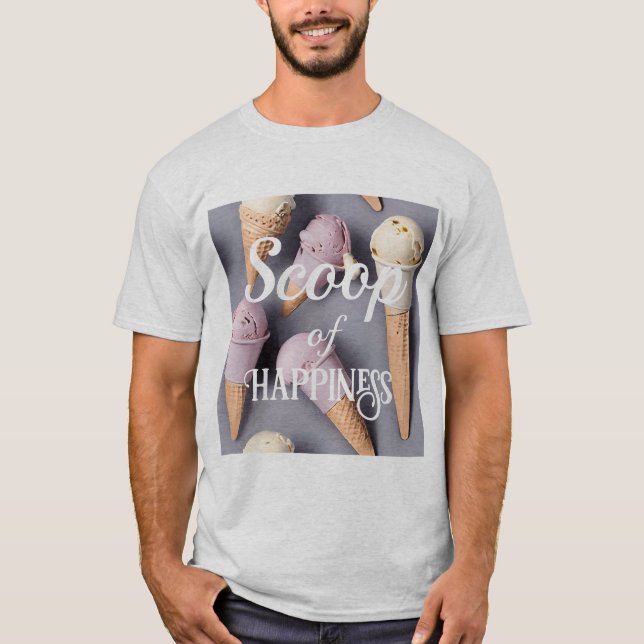 T-shirt Chemise du bonheur (Devant)