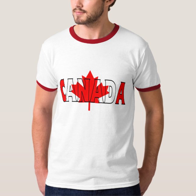 T-shirt Chemise du Canada (Devant)