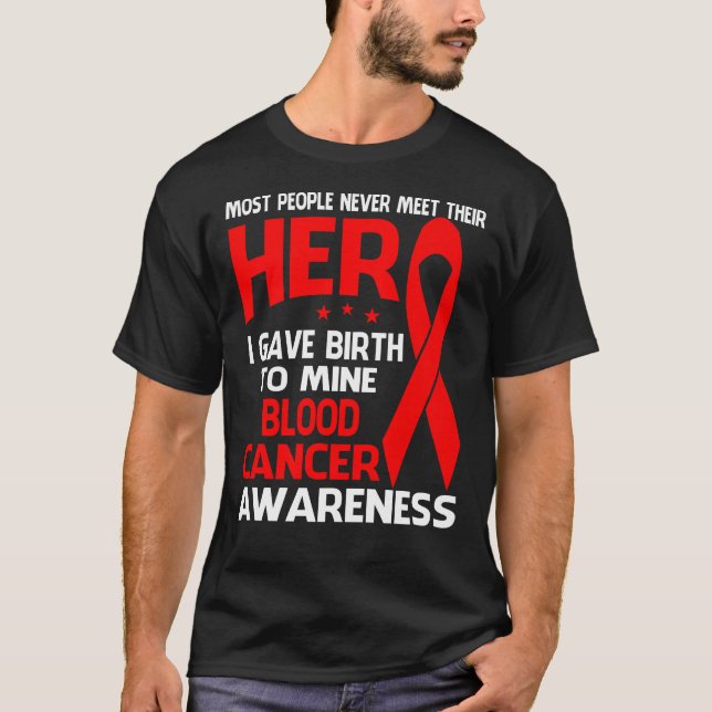 T-shirt Chemise du cancer du SANG, Certaines personnes ne  (Devant)