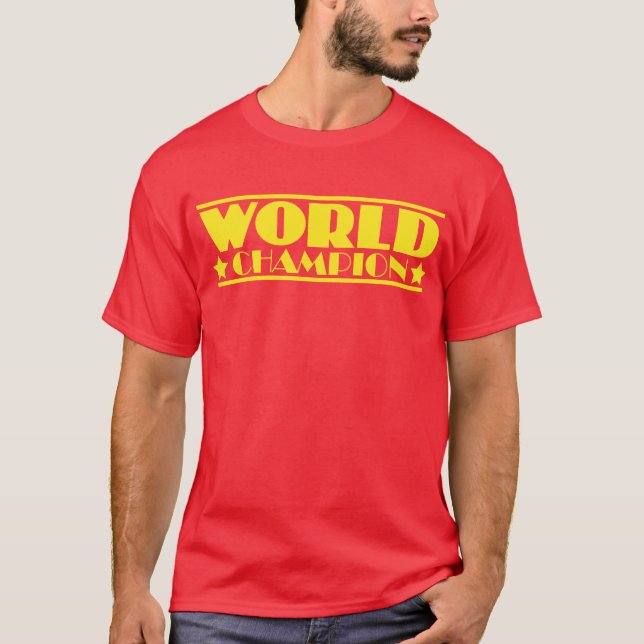 T-shirt Chemise du Champion du Monde (Devant)