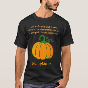 T-shirt Chemise du citrouille pi
