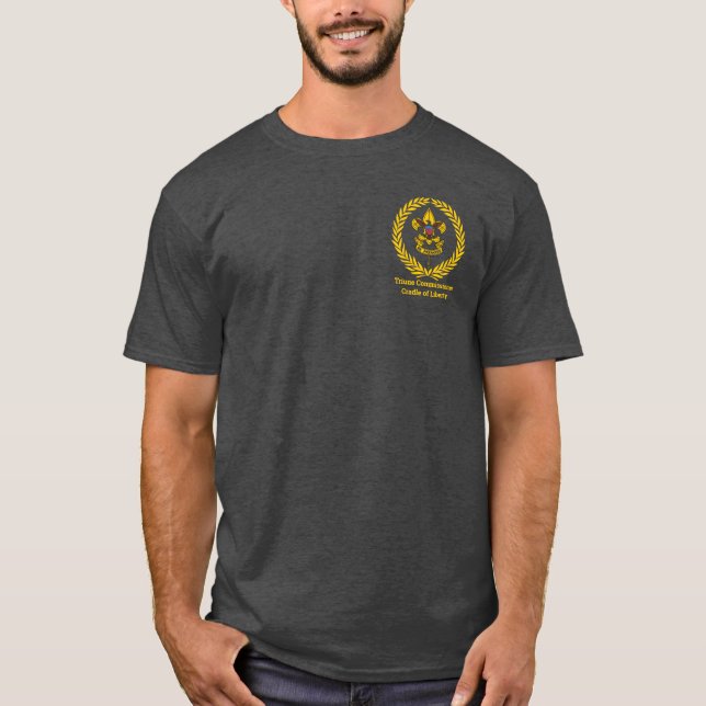 T-shirt Chemise du commissaire triune  (Devant)
