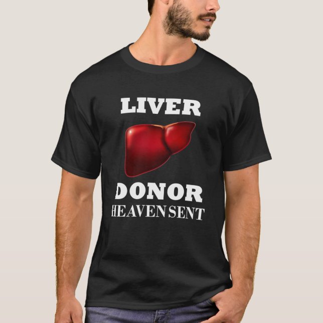 T-shirt Chemise du donneur de foie, Cirrhose cadeau de gre (Devant)