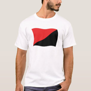 T-shirt Chemise du drapeau anarcho-syndicaliste