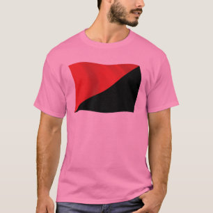 T-shirt Chemise du drapeau anarcho-syndicaliste